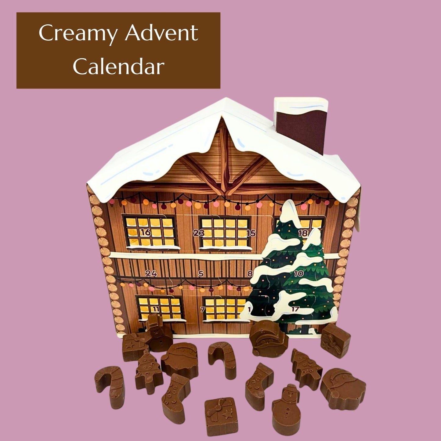 Nordic Ski Chalet Advent Calendar